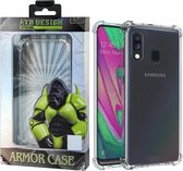 Anti Shock Back Cover TPU+PC Samsung A50 - Telefoonhoesje - Transparant