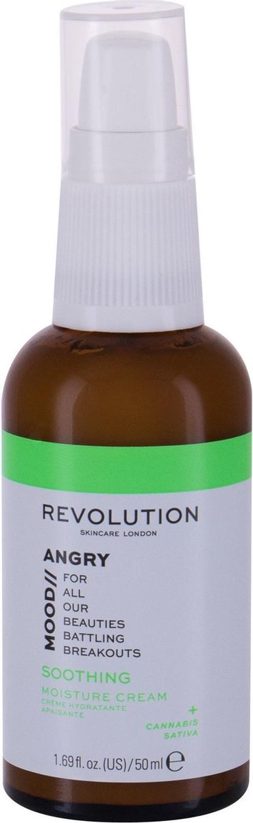 REVOLUTION Skincare „Angry“ Beruhigende Feuchtigkeitscreme – 50 Ml Für Gereizte Haut