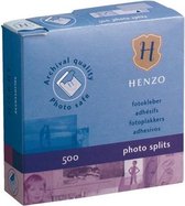 Autocollants photo - Henzo - Bandes adhésives - 500 pièces - Transparent