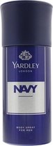 Yardley Navy Body Spray 150ml