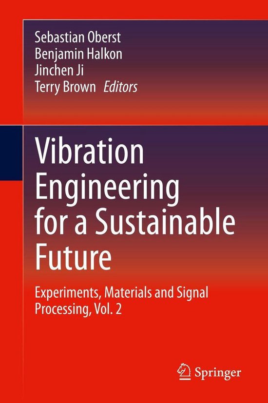 Vibration Engineering for a Sustainable Future - cover