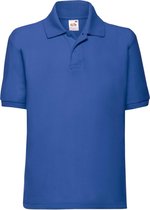 Fruit of the Loom Kinderen/Kinderen Unisex 65/35 Pique Polo Shirt (Royaal Blauw)