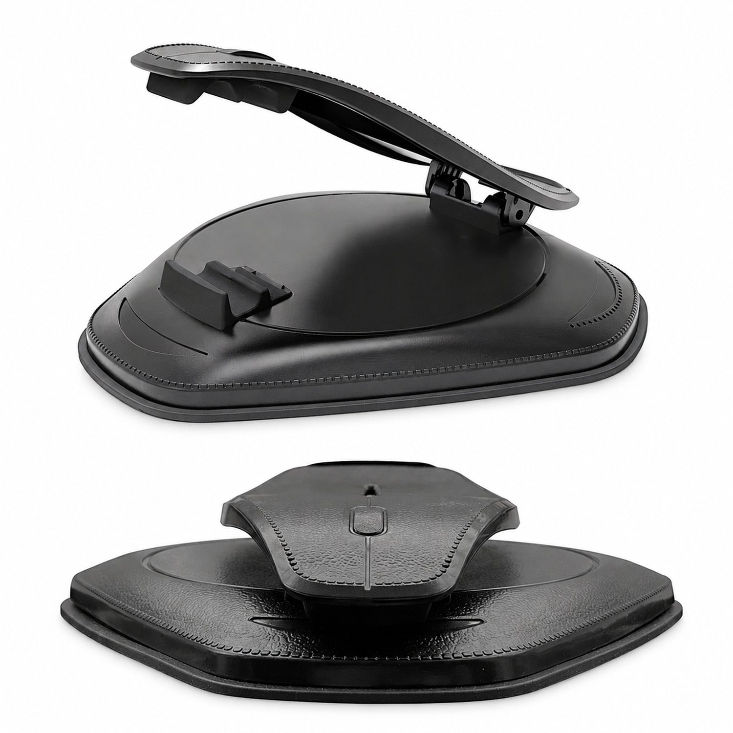 Telefoonhouders auto - zwarte klemhouder voor de middenconsole