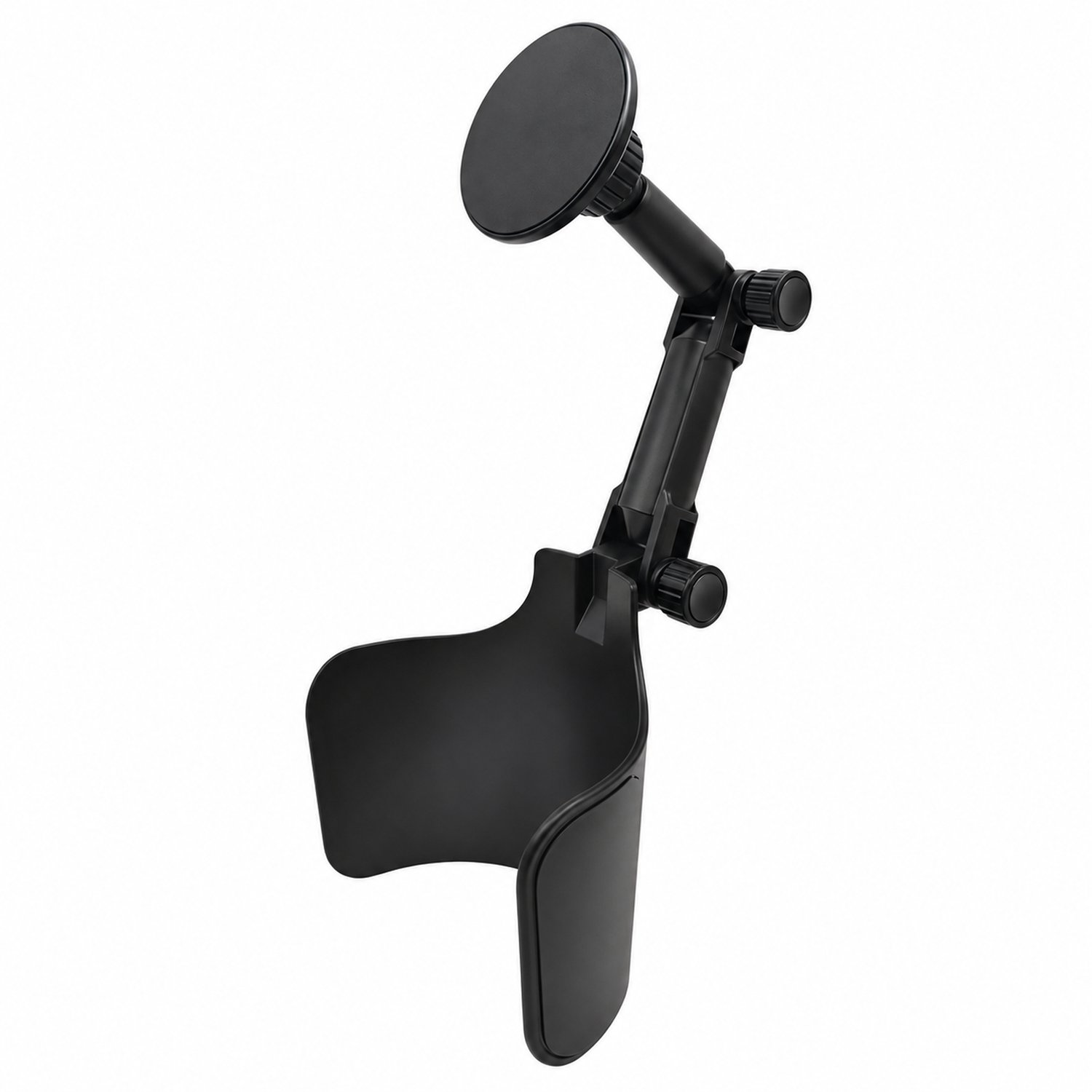 Telefoonhouders auto: verstelbare magnetische autotelefoonhouder voor de bekerhouder, met 1 magnetische ring