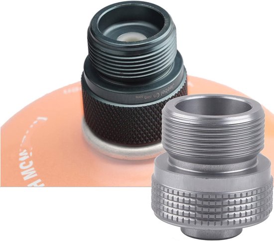 Propaan tank adapter - 1L MAPP gas tank converter - aluminiumlegering - voor campingkachel - ServiceTopper — afbeelding 4
