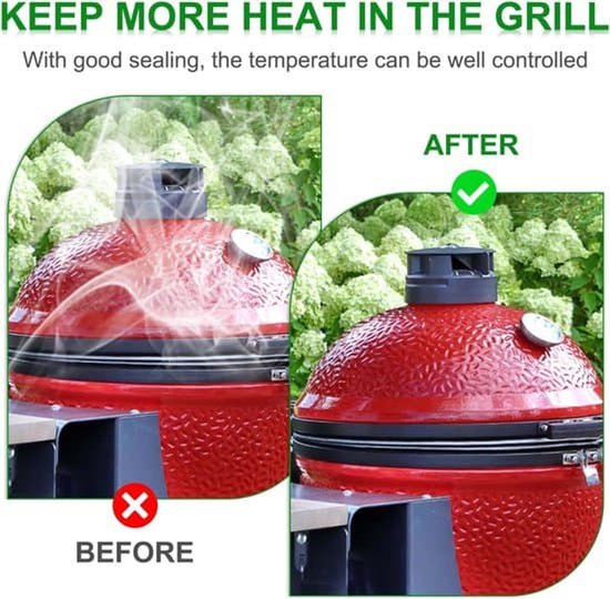 Zelfhechtende vilten afdichtband, hittebestendig, geschikt voor barbecues en rookovens, 3 mm dik, Barbecue oven rookvrije afdichting - 13mm*3mm*3050mm — afbeelding 4