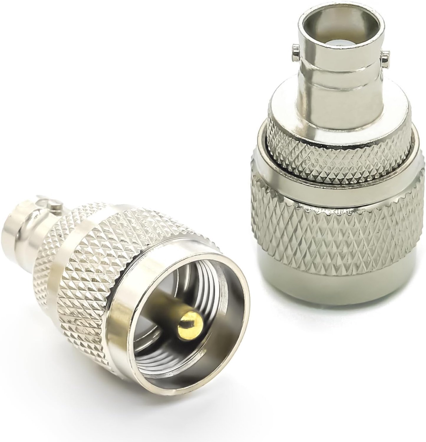 SO239 naar BNC antenne-adapter - 2 stuks - coaxiale connector - ideaal voor CB-radio en antennes - Vemera