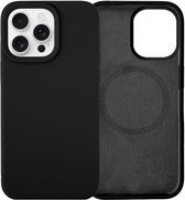 xoxo Wildhearts magnetisch hoesje geschikt voor iPhone 16 Pro MagSafe - Shockproof silicone case (zwart ) - Backcover hoesje - Optimale bescherming - Telefoonhoesje met verhoogde camera rand - Zwart