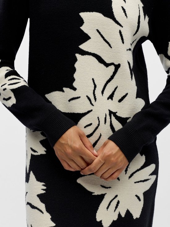 OBJRAY L/S KNIT DRESS AOP NOOS