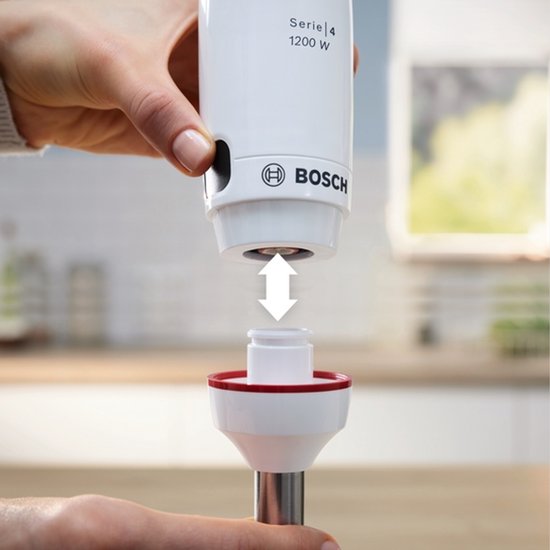 Bosch - MSM4W810 - Serie 4 Staafmixer ErgoMaster 1200 W Wit, Donkergrijs MSM4W810 van Bosch — afbeelding 3