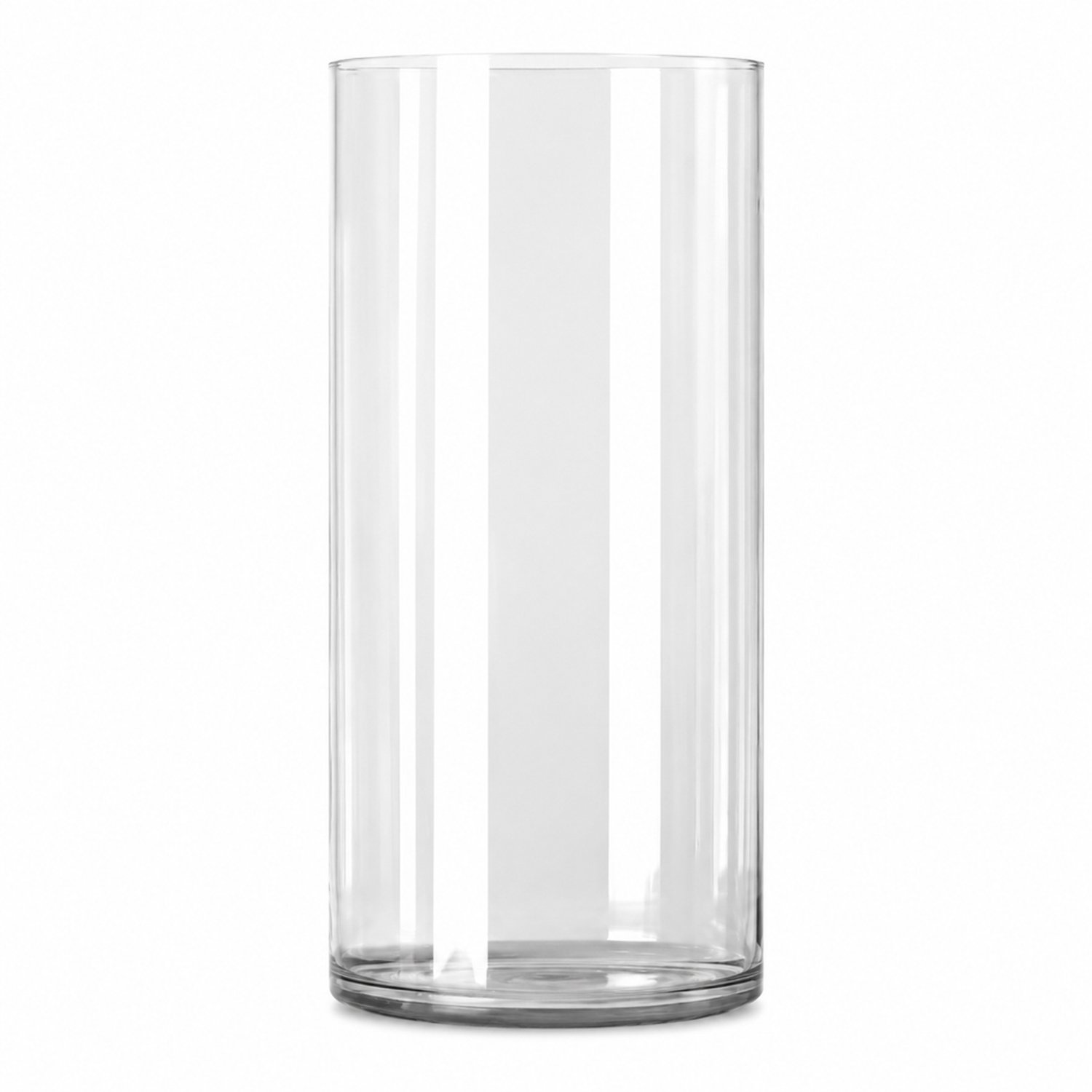 SWGOTA Transparante acrylvaas, diameter 15 cm en hoogte 30 cm, cilindervorm voor bloemschikken