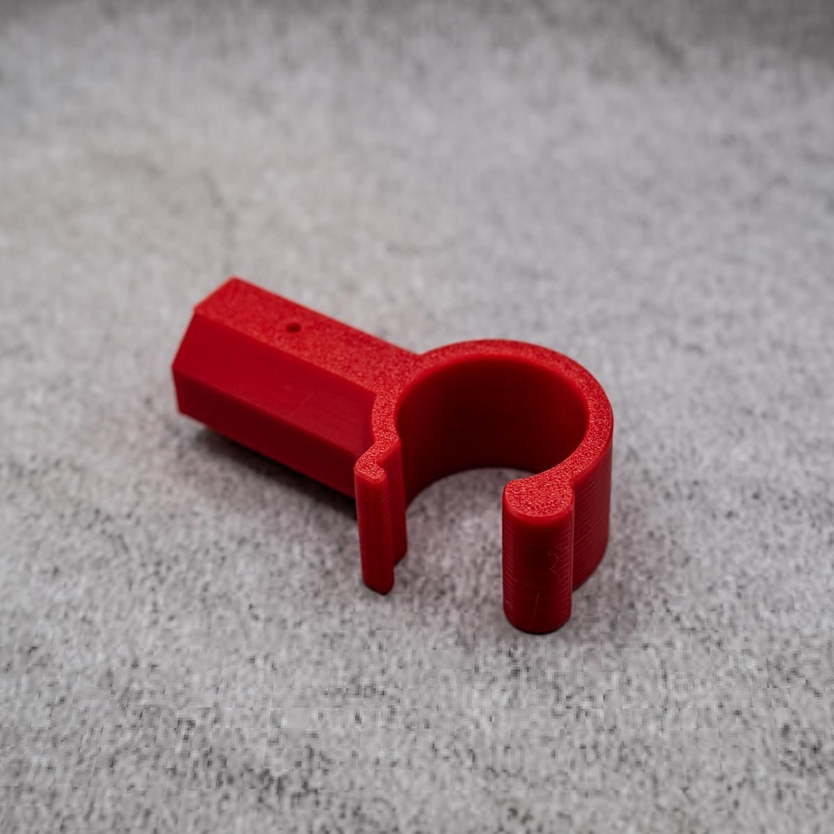 Dakraamhaak, rood, compatibel met Velux telescoopstang, raamopener, bedienstang, opzetstuk, stanghaak (rood)