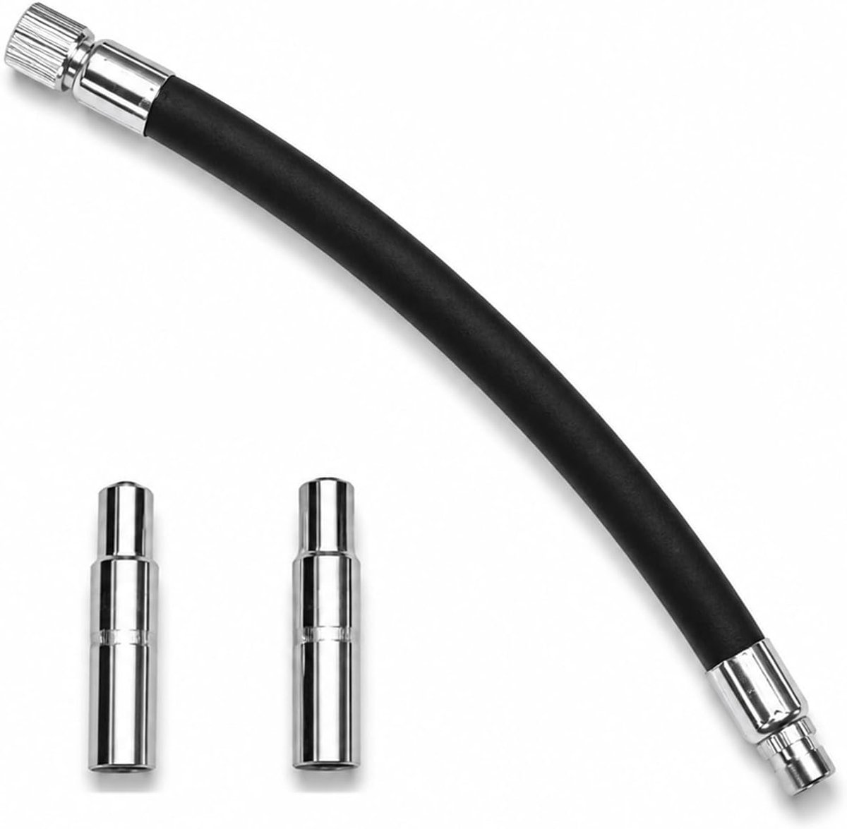 3 stuks ventielverlenging voor Xiaomi e-scooter, ventieladapterset met flexibele slang, bandventielverlenging voor auto, fiets, motorfiets, luchtventieladapter, opblaasaccessoires