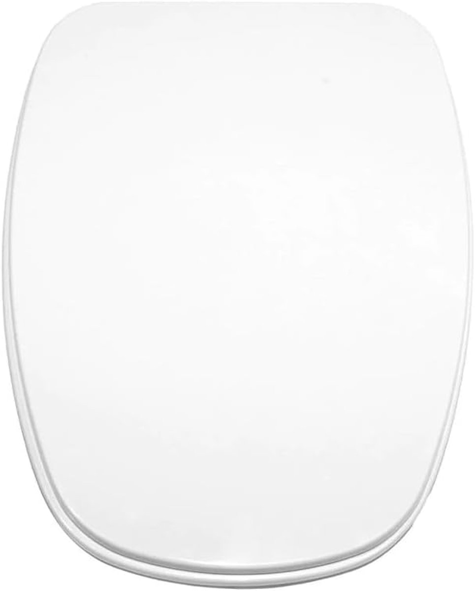 G5134001 WC-deksel en vaste zitting collectie doelschijf wit (Ref 51340), urea, 37,5 x 4,8 x 43,4 cm
