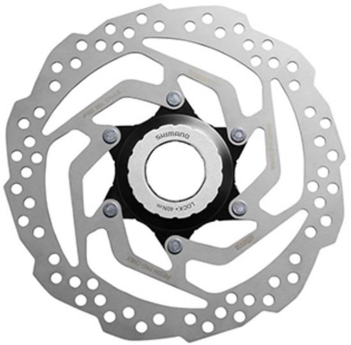 160mm Center Lock Disc voor Unisex Fietsen - Zilver