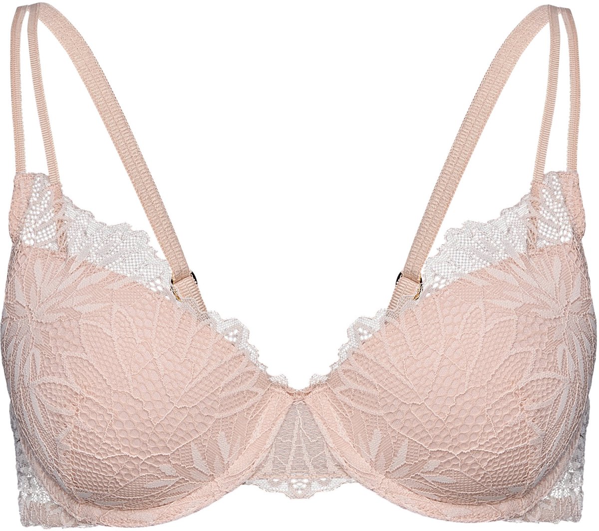 ESOTIQ Celeste - Push-up beha - Beige - Uitneembare vullingen - Met beugels