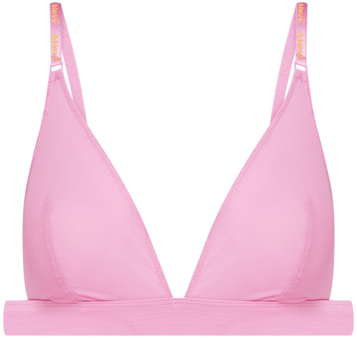 Bloovii Saoui - Verstevigde bralette - Roze - Driehoekig model