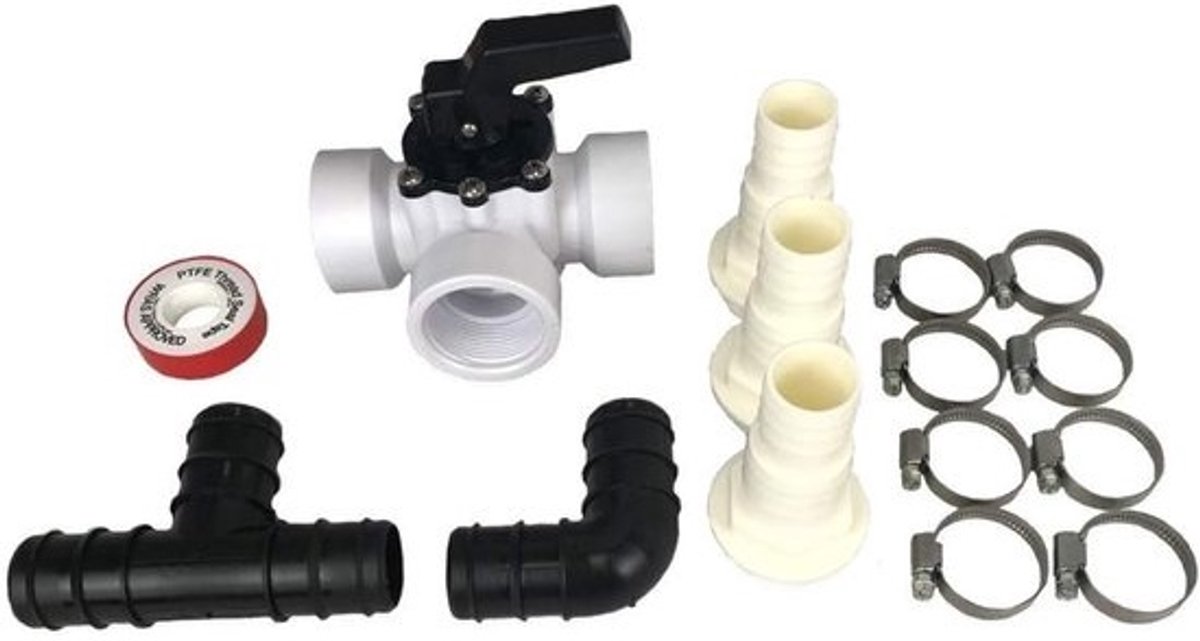 15-delige Bypass Set voor Zonneverwarming en Zwembadverwarming