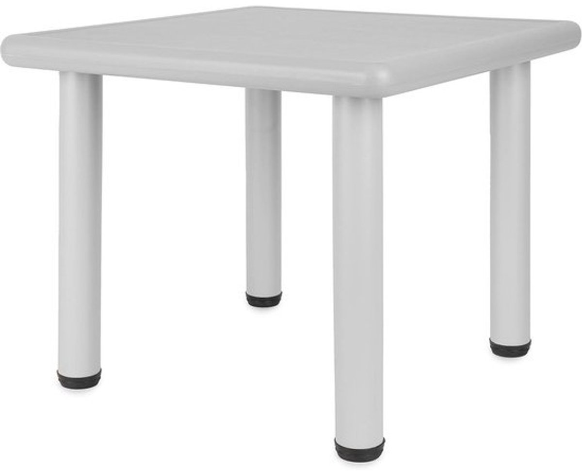 Kindertafel voor kinderen 1-8 jaar | In hoogte verstelbare speeltafel | 62 x 62 x 52 cm | ideaal voor knutselen en spelen