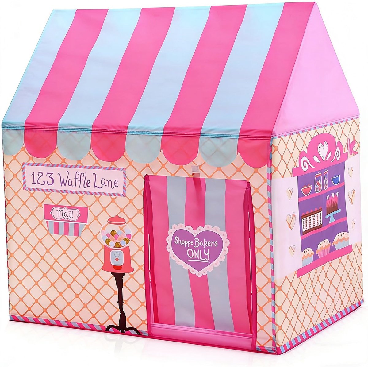 Speeltenten Kinderen IJs en Bakkerij Winkel Speelhuis Paleis Tenten (Roze)