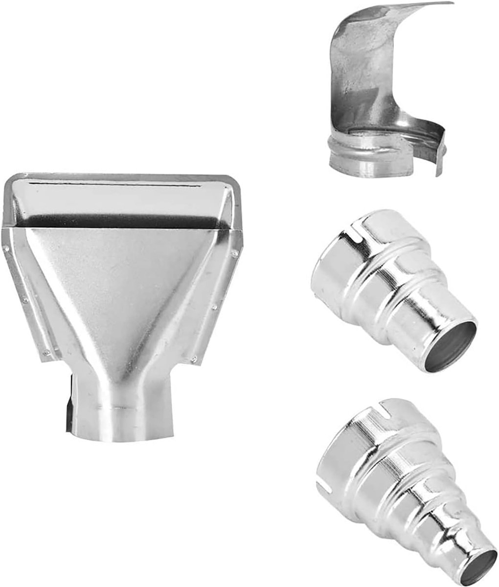 4 Stuks Heat Gun Air Nozzles Elektrische Kit Accessoires Industriële Gereedschappen Krimpfolie Kit, Heat Gun Accessoires Kits, Mond Tips Accessoires, Heat Gun Tips Voor Hot Solde, Blower Nozzle T
