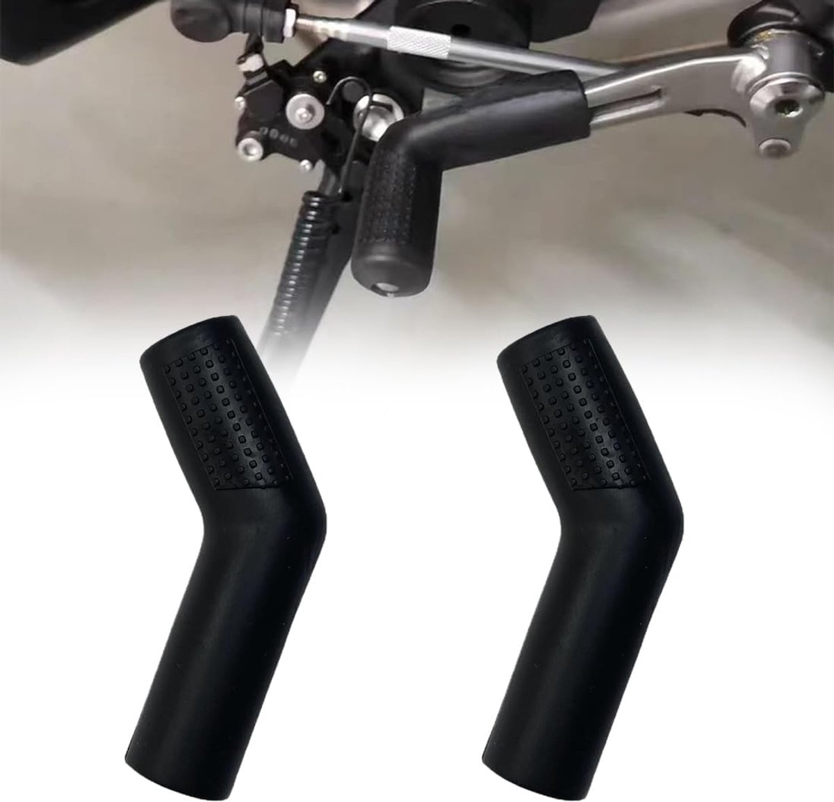 2 stuks motorfiets shifter schoenbescherming, universele schoenbescherming voor motorfiets, voor de meeste motorfietsen rubber voor hendel