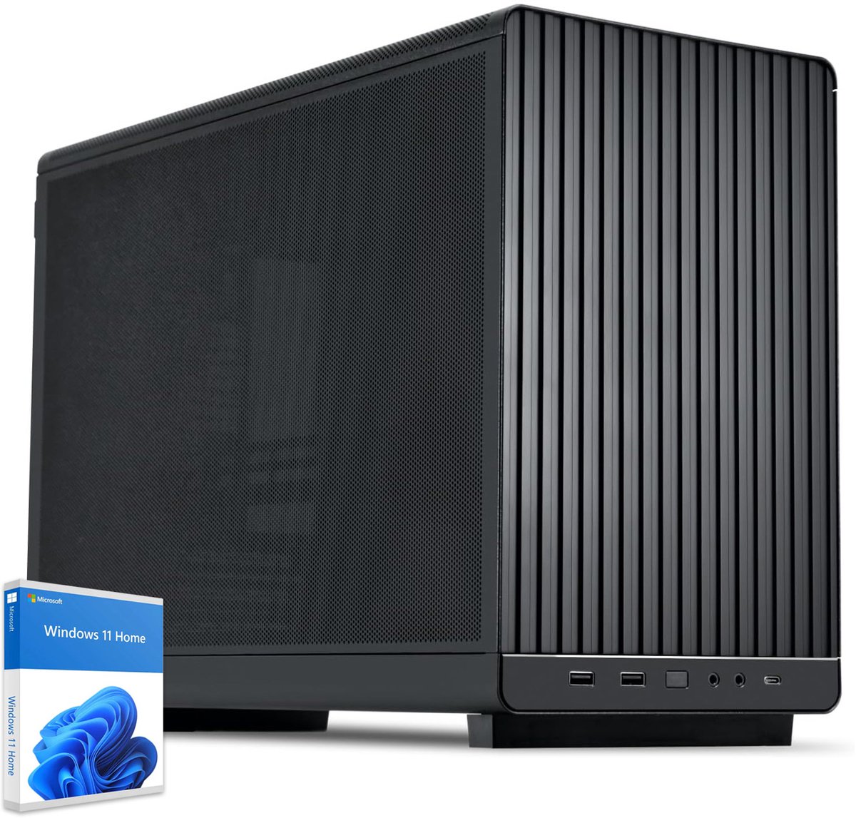 Sedatech Mini-PC Werkstation Waterkoeling Micro ATX • Intel i5-12600KF 10x 3.7GHz • Geforce RTX4060Ti • 32Gb RAM • 2Tb SSD M.2 • WiFi • Bluetooth, USB C • Windows 11 • Desktop computer