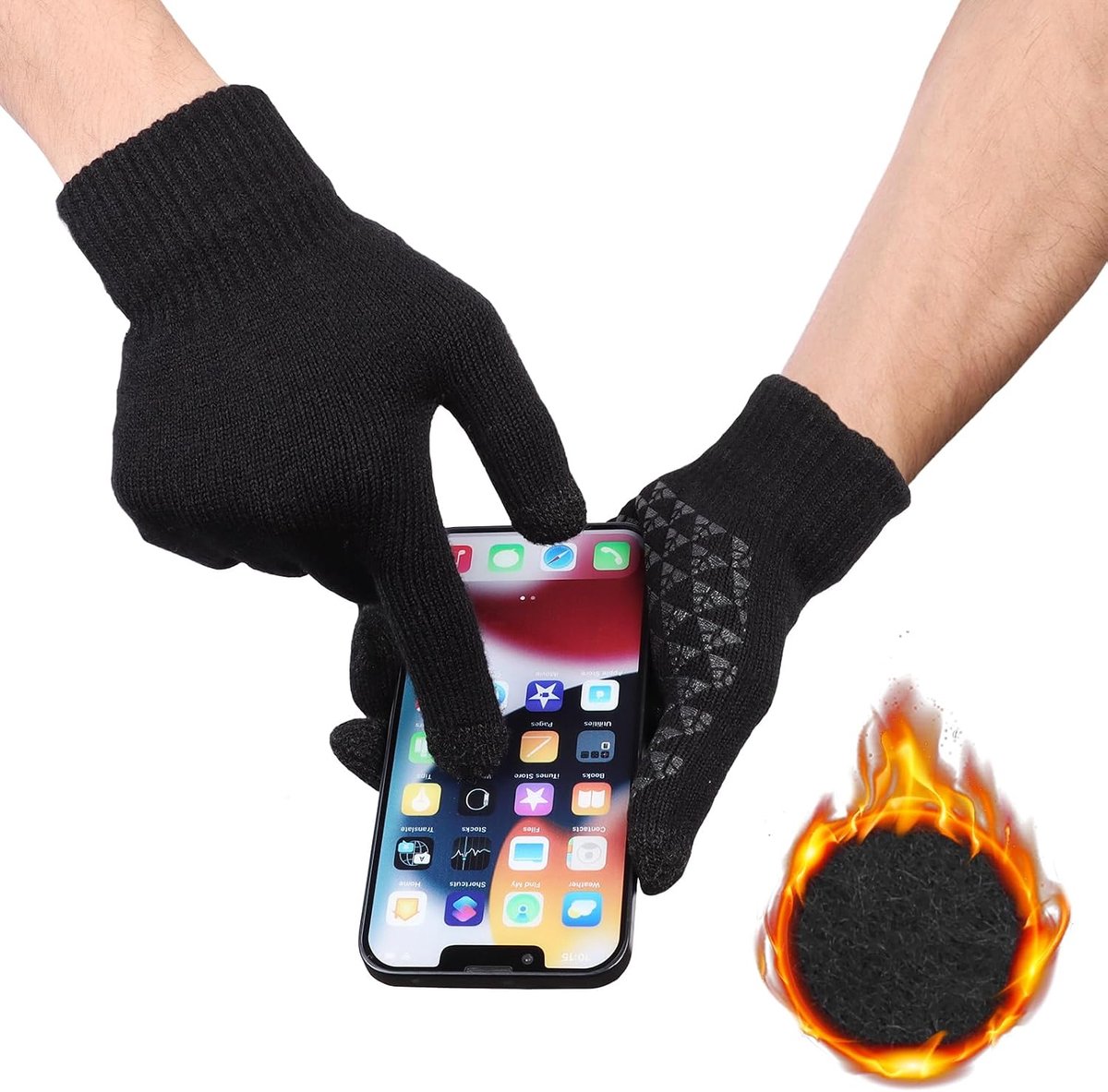 Handschoenen voor dames en heren, touchscreen, warme thermostaat
