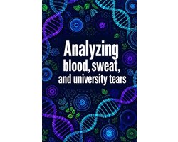Blood, Sweat, And University Tears: Funny Medical Science Laboratory Notebook | 4x4 Quad Ruled Graph Paper Journal Gift for Biologists, Hematologists, Lab Techs, and Biomed Students