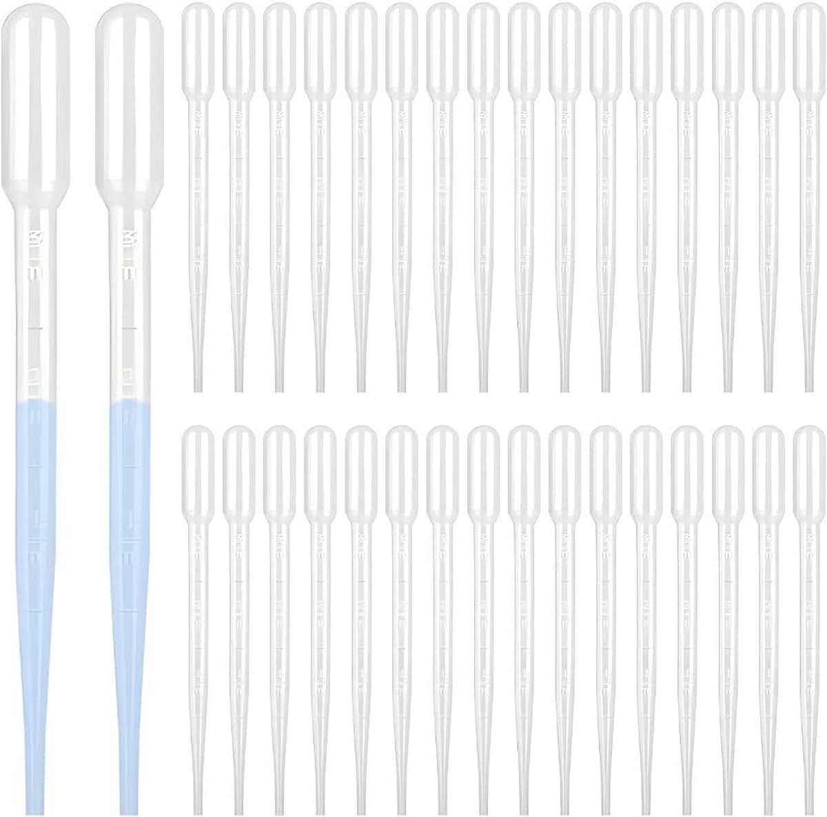 100 stuks kunststof druppelaars, 3 ml druppelaar, pipet, pipetgereedschap, heldere pipet, gegradueerde pipet, multitool