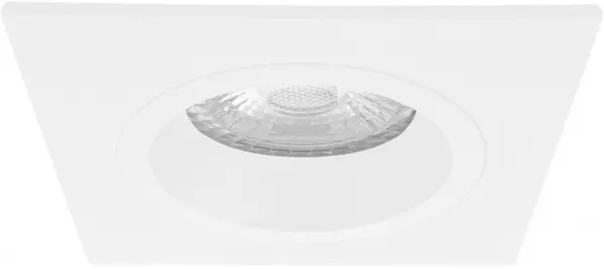 Ondiepe LED spot Keegan vierkant wit - 4000K - dimbaar - zaagmaat 75mm