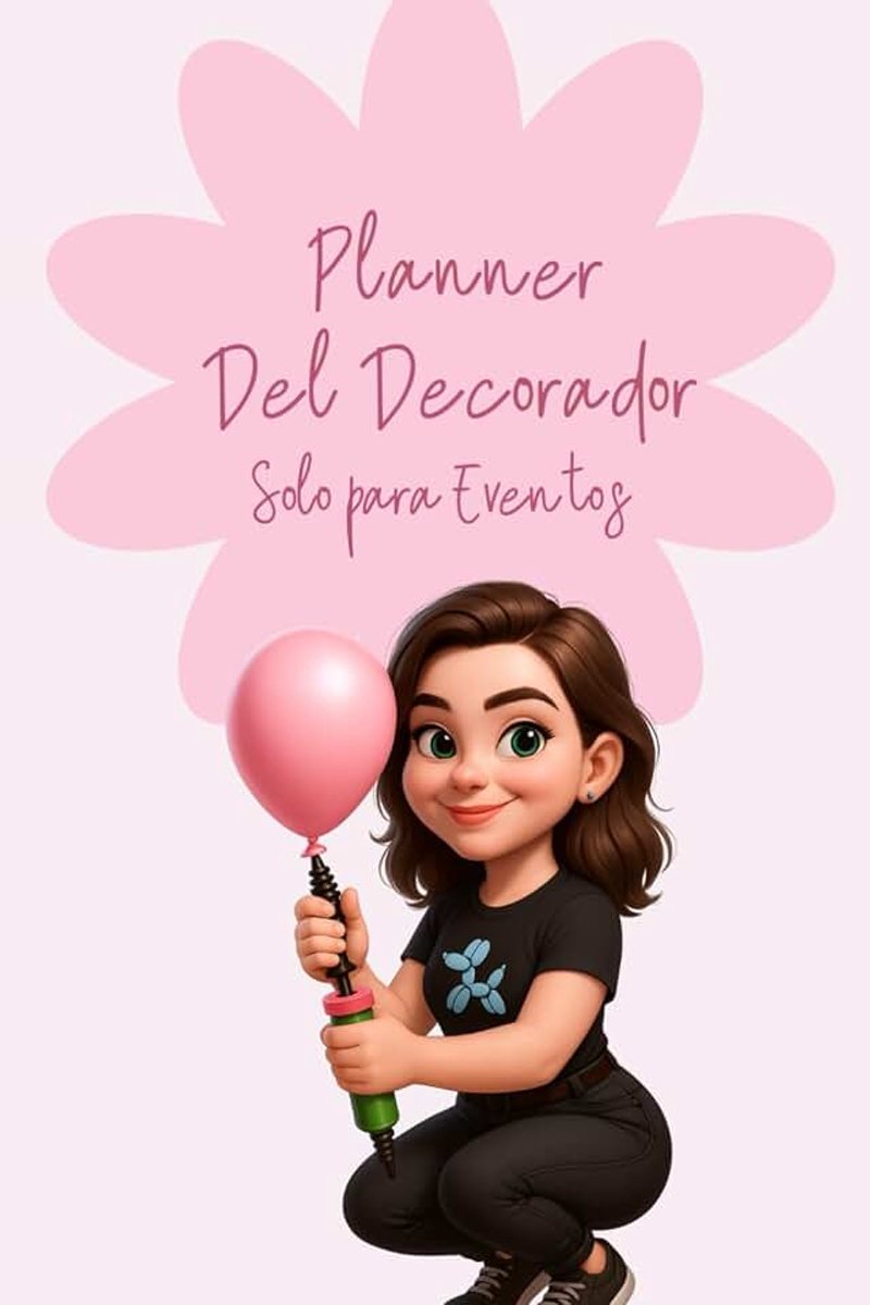 Planner del Decorador de Eventos – BASICO: Controla tus clientes, Gastos y decoraciones con estilo. Ideal para decoradores de eventos, fiestas y emprendedores creativos. (Versión en Blanco y Negro)