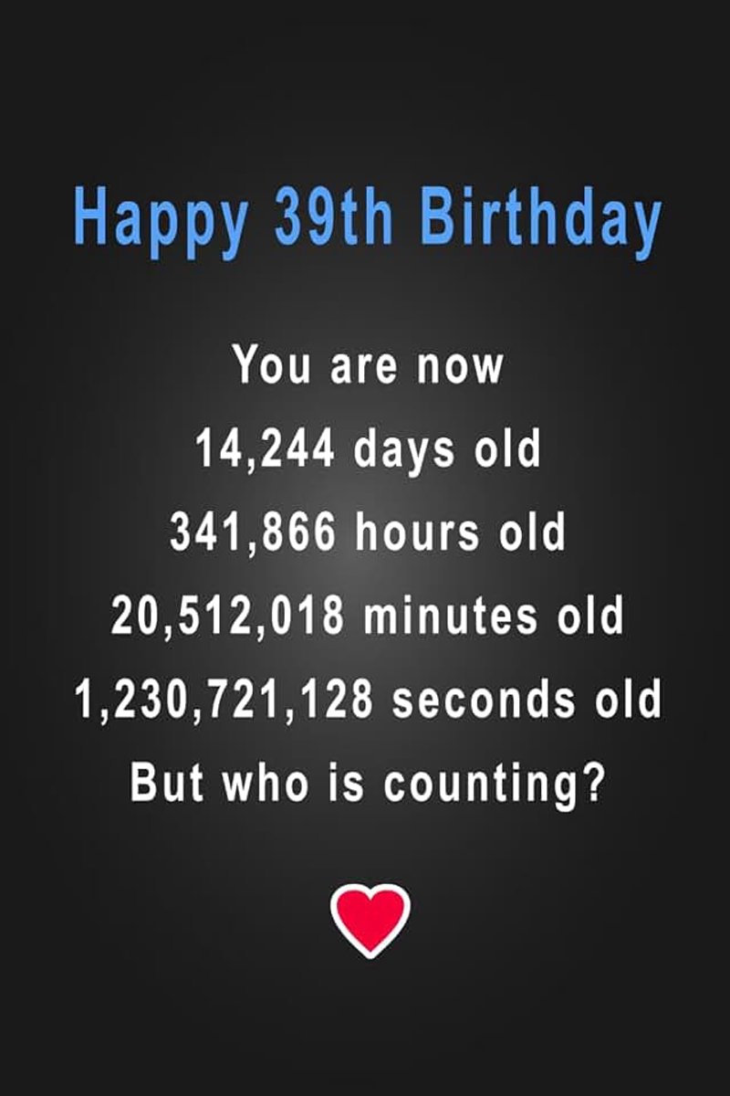 Hick Journal With Quote (120 Pages) :39th Birthday Presents gag Gifts For Men Women Husband Wife Mum Dad