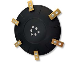 Reservemes, messchijf voor Worx Landroid M500, M700, WR167E, WR141E Vision M600, universele messenhouder, accessoires met 6 roestvrijstalen messen en 6 schroeven