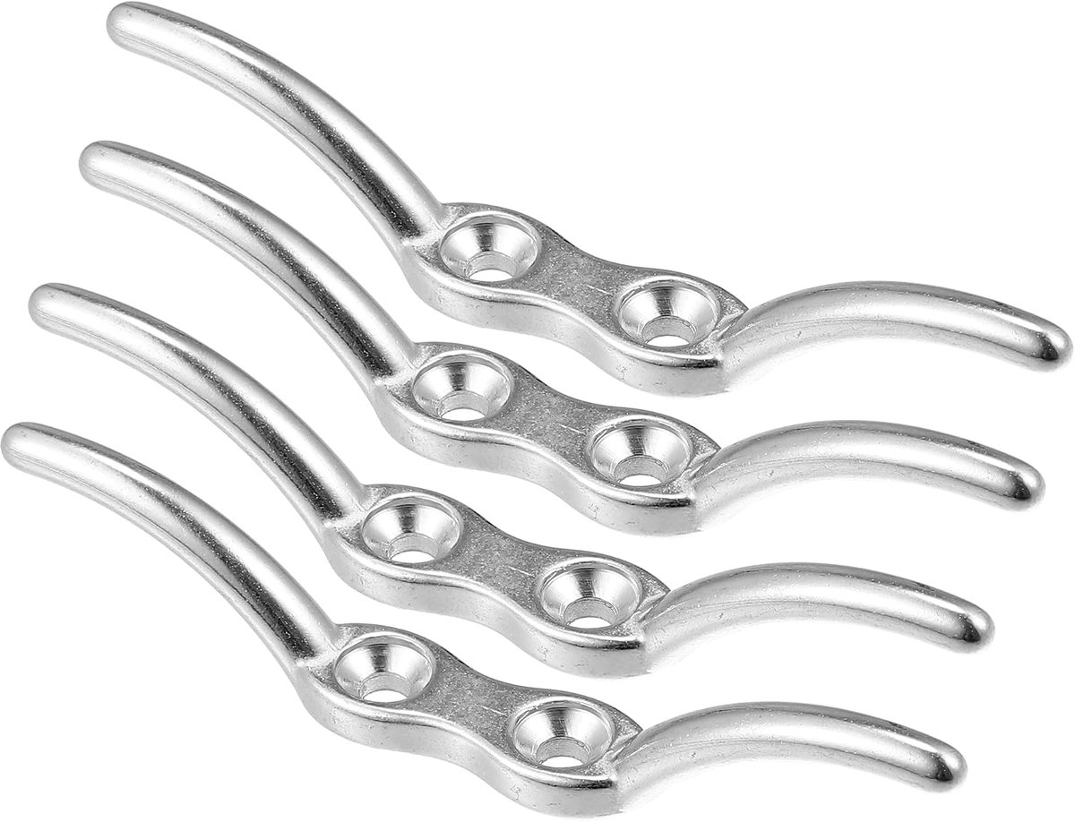 4 stuks vlaggenstang noppen haken universeel 4 inch roestvrij staal