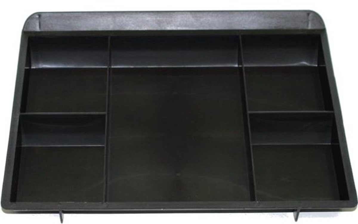 Geldcassettevervanger met 5 vakken - Zwart