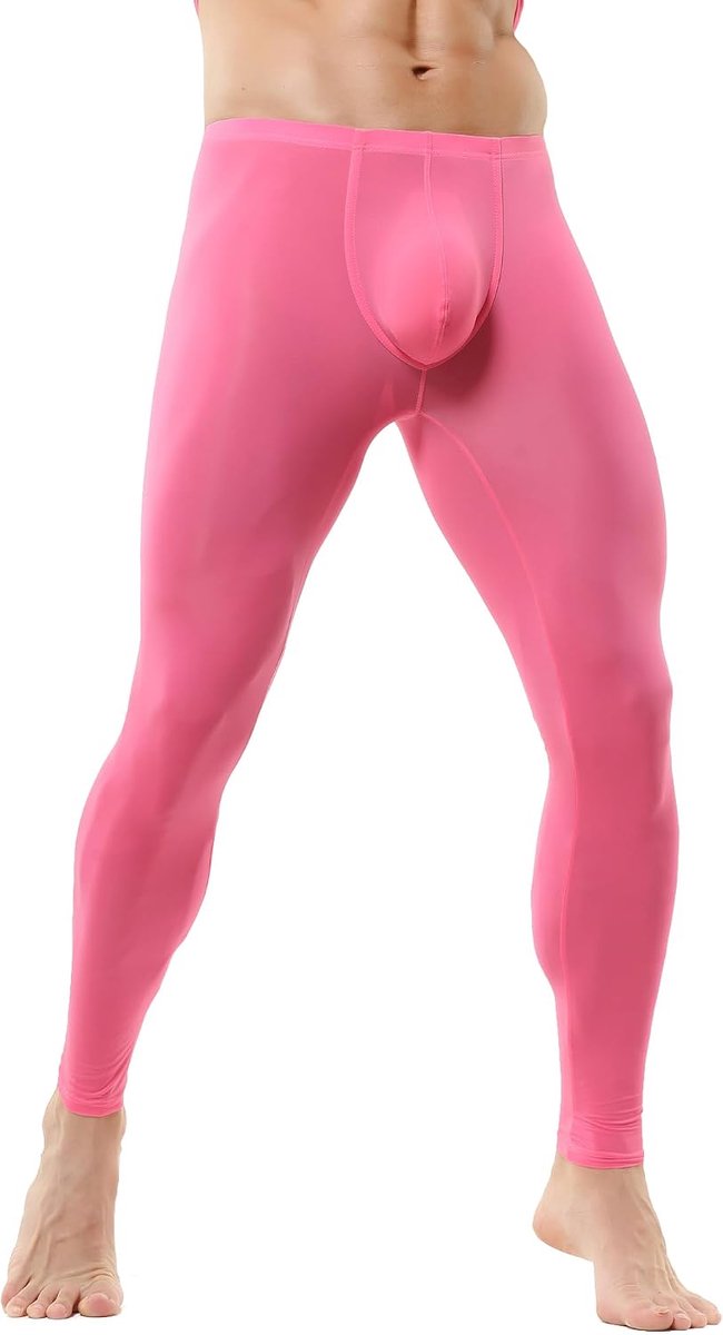 sportlegging voor heren, effen kleuren, panty, ondergoed, broek, workout, yogabroek