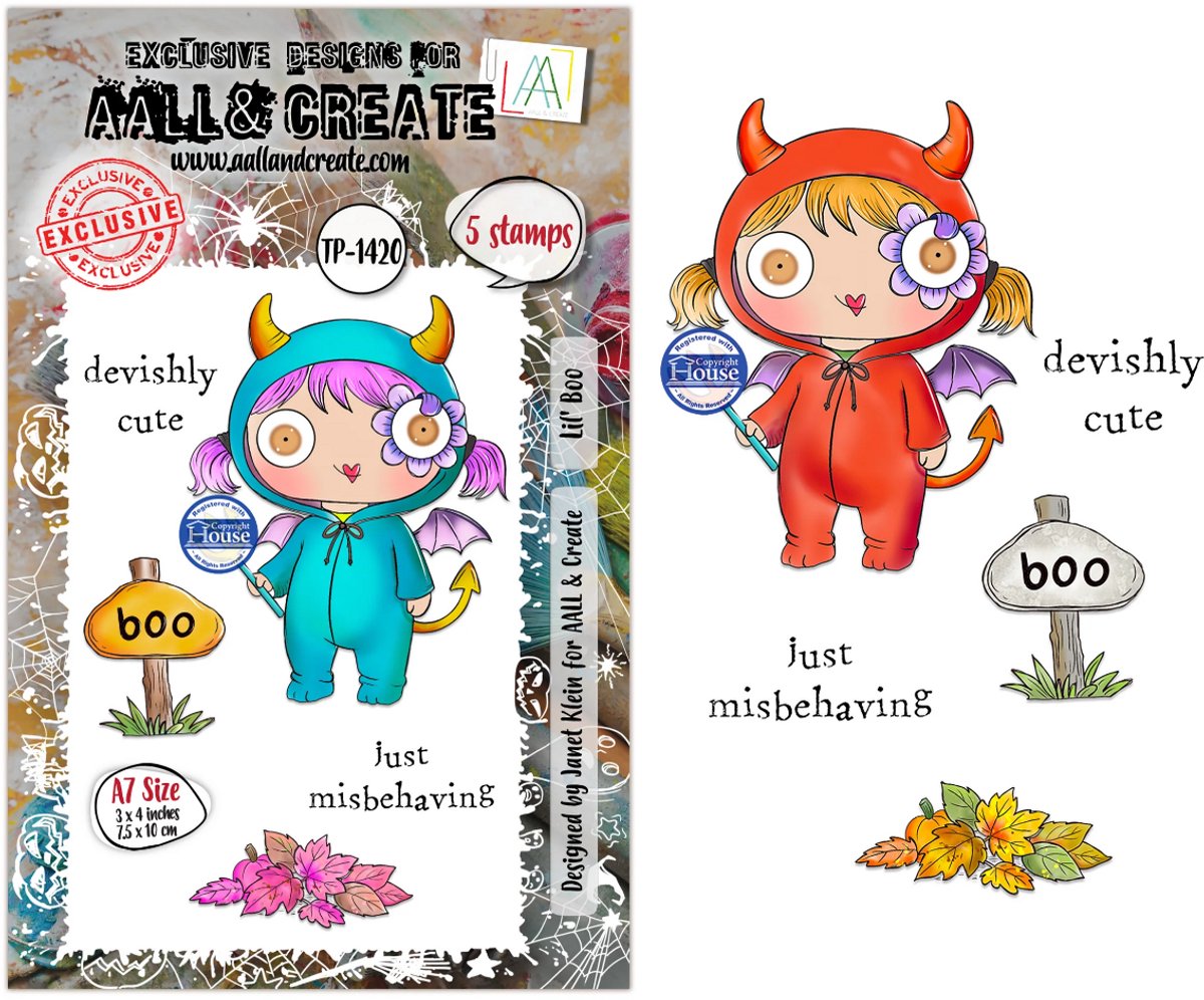 Aall & Create clearstamps A7 - Lil' boo