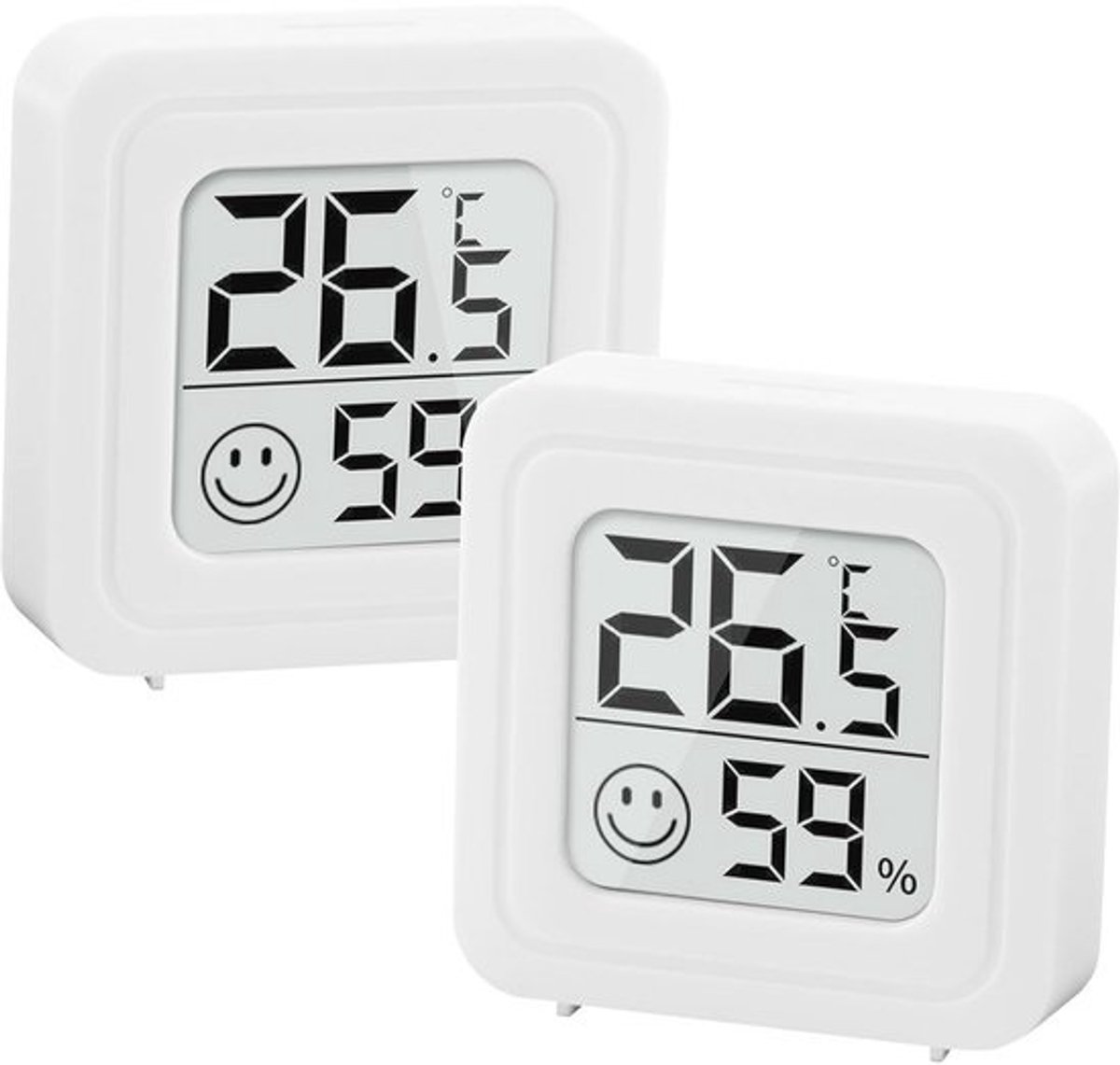 Mini Hygrometer en Thermometer voor Binnen - Perfect voor Luchtvochtigheidseisen