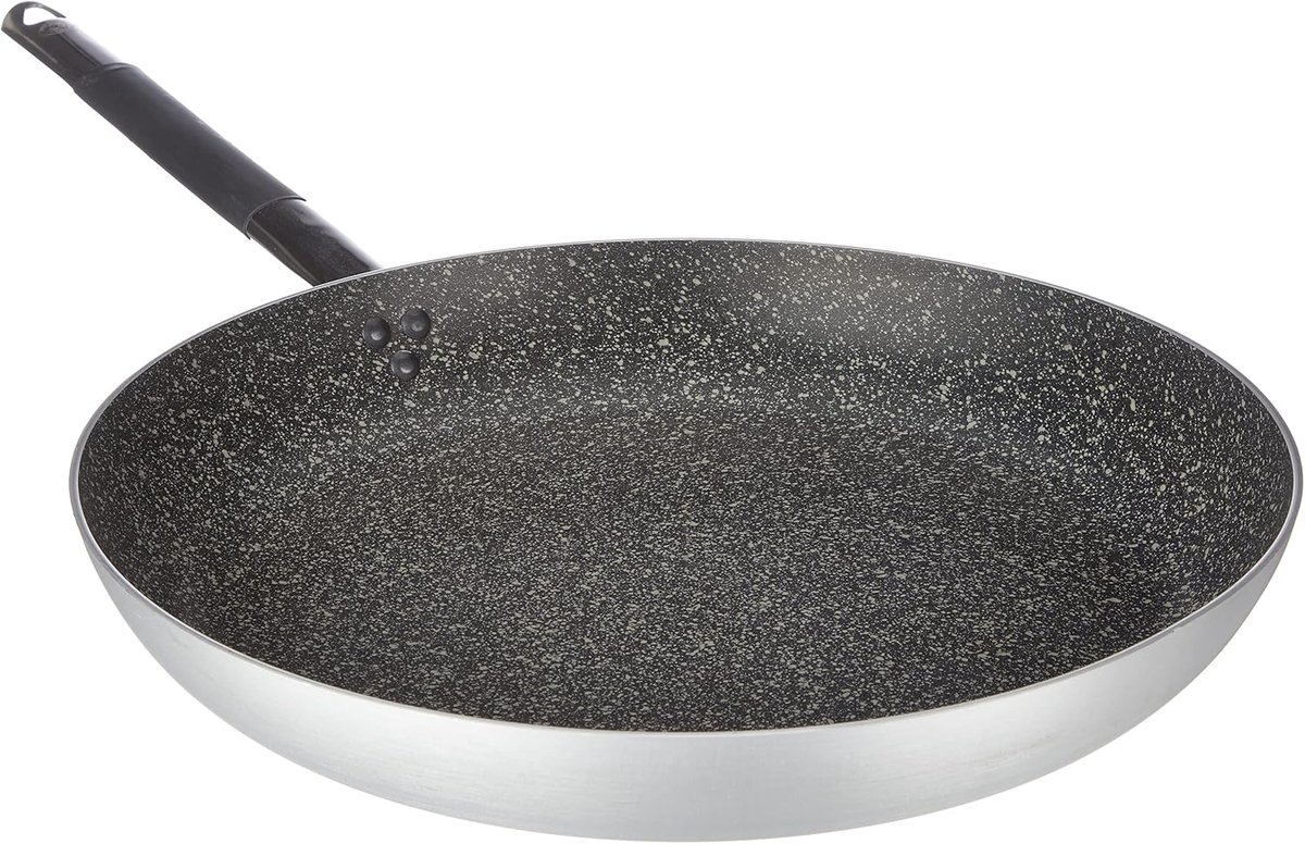 Agnelli ALSA111BBINF40 Infinity Low Verzonken bak van aluminium, met coole roestvrijstalen buisgreep, zilver, 40 cm