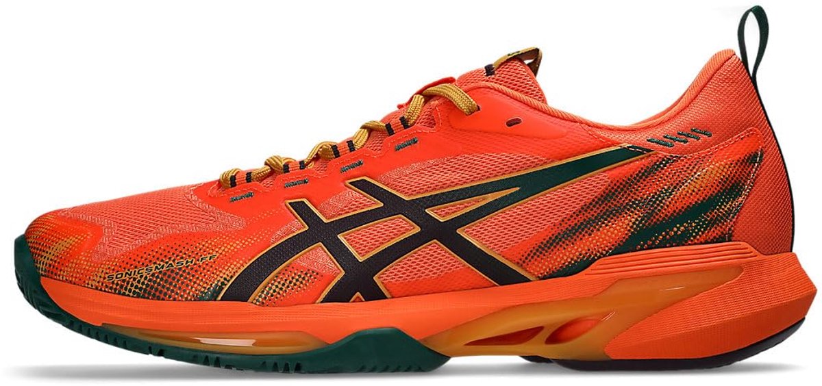 Asics Sonicsmash FF Indoor Sportschoenen Energy /Dark Aubergine 41.5 Oranje