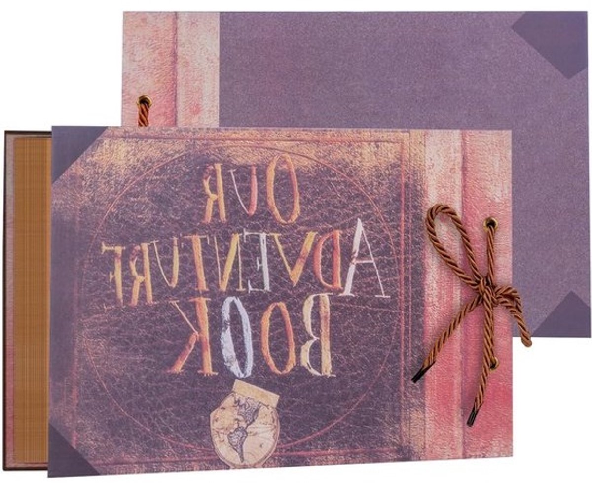 Avontuurlijk fotoalbumscrapbook voor bruiloften en feestdagen - DIY-vintagefotoboek als cadeau voor verjaardagen en speciale gelegenheden
