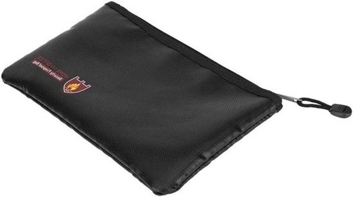 Brandveilige Documententas - Waterdicht en Brandwerend, Geschikt voor A4, Laptop, Paspoorten en Geld, 38 x 19 cm, Ideaal voor Kantoor en Reizen