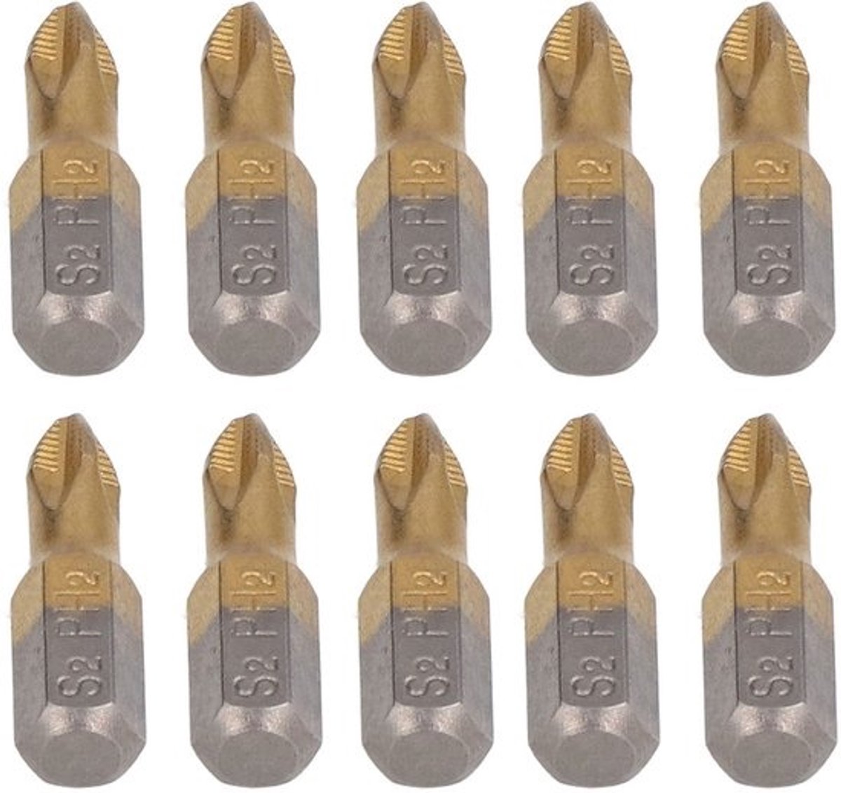 Dailygoody - Schroevendraaier Power Bits - 10 Stuks Kruis