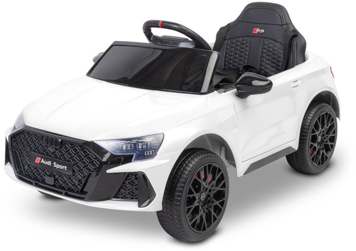 TOYZ Elektrische kinderauto Audi RS3 12V wit - Accuauto