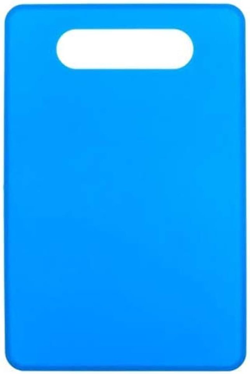Houten Non-slip Hang Hole Scherpe Raad Anti Bacterie Snijplank Eten Slice Cut hakblok Bar Kitchen Tools Home Toebehoren Professional een hakbord (Color : Blue)