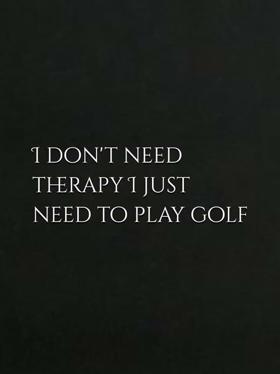 Don't need therapy I just need to play golf: Golf scorebook & journal