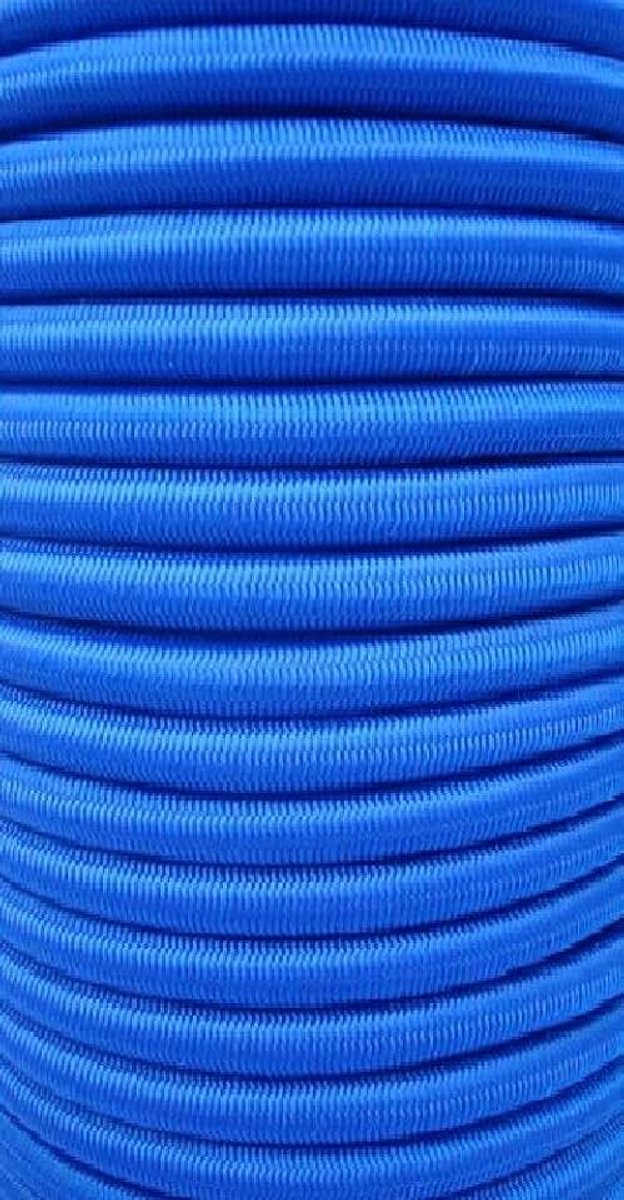 10 m expandertouw 8 mm blauw rubberen touw dekzeiltouw spankabel touw zeil