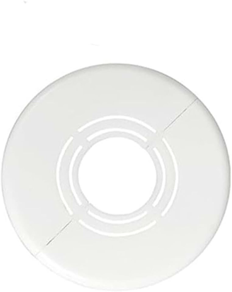 Afdekrozet, verdeeld voor Ø 21 mm/26 mm/33 mm, buisafdekking, radiatorrozetten, kraanrozetten voor radiatorbuizen (wit, 70 x 25 mm)