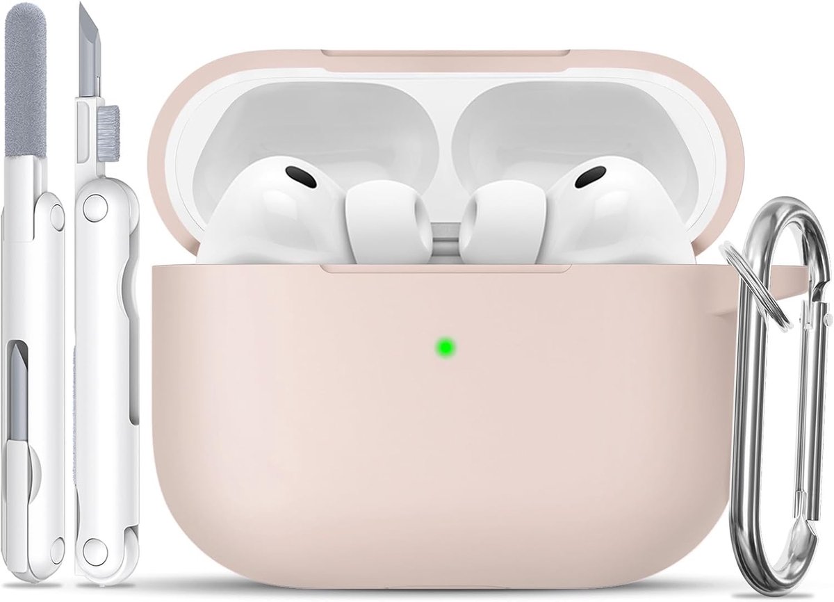 Siliconen voor AirPods Pro 3 Hoes, A9-Sandy Pink